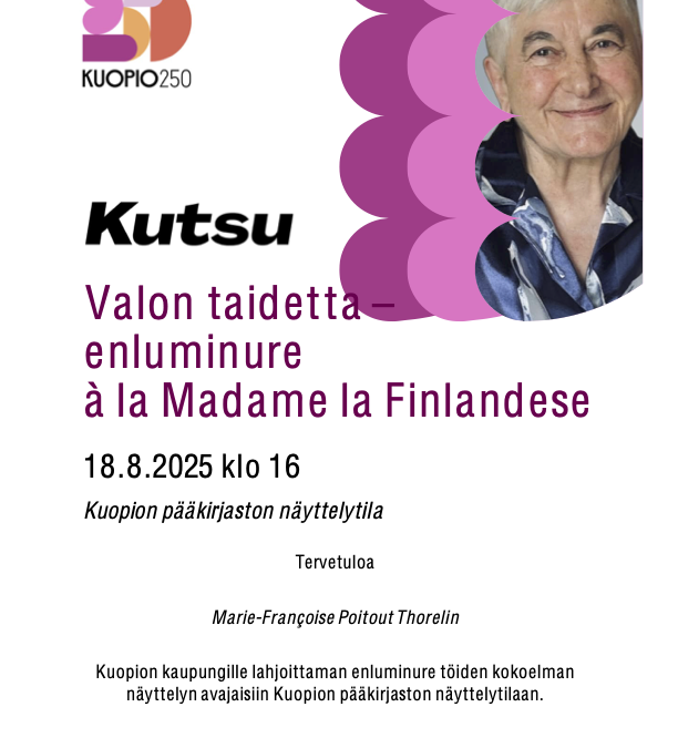 Enluminure-kokoelman näyttelyn avajaiset 18.8.2025